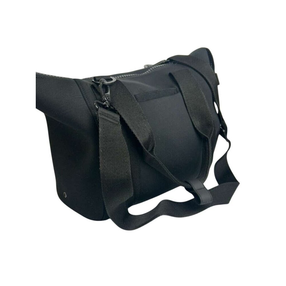 Dagne Dover Women's Black Bag With Mesh Compartments & Zipper Closure - Picture 7 of 16